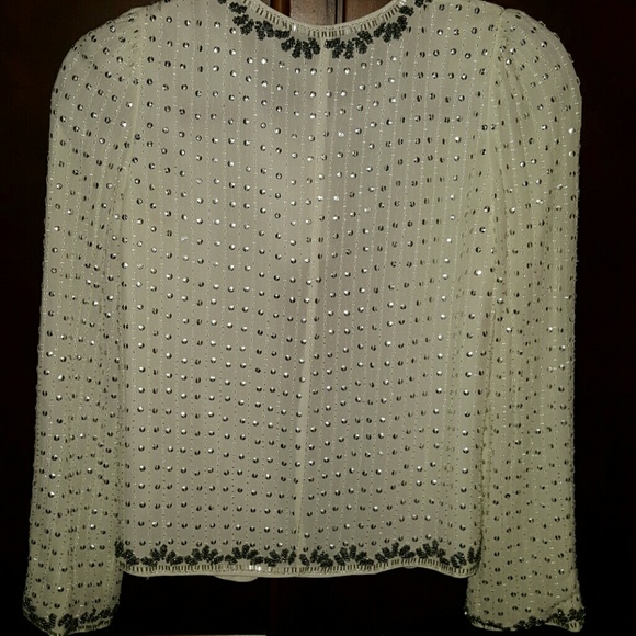 NWT French Connection Beaded Jacket - Picture 4 of 4